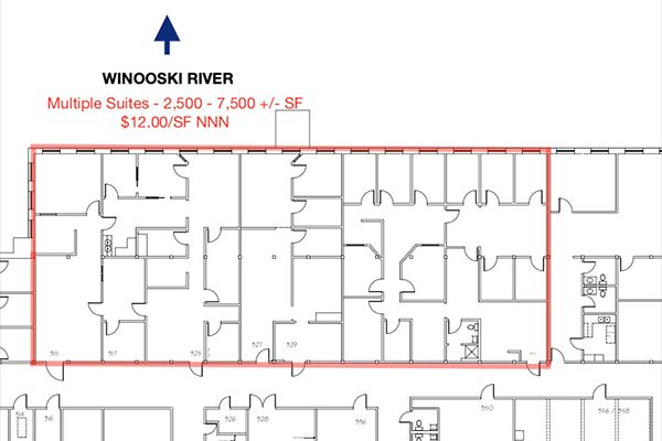 Chace Mill Office Space on the Winooski River
